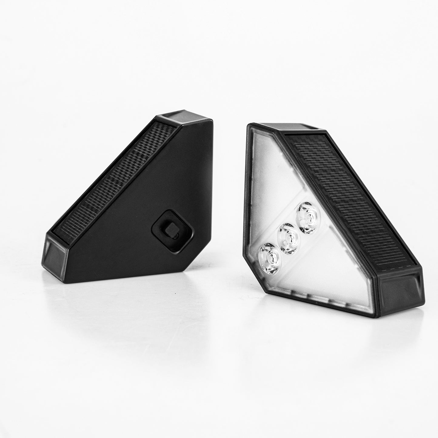 🌞 Solar Step Wall Lights (Pack of 2) – Waterproof Outdoor LED | Warm & White Light Options