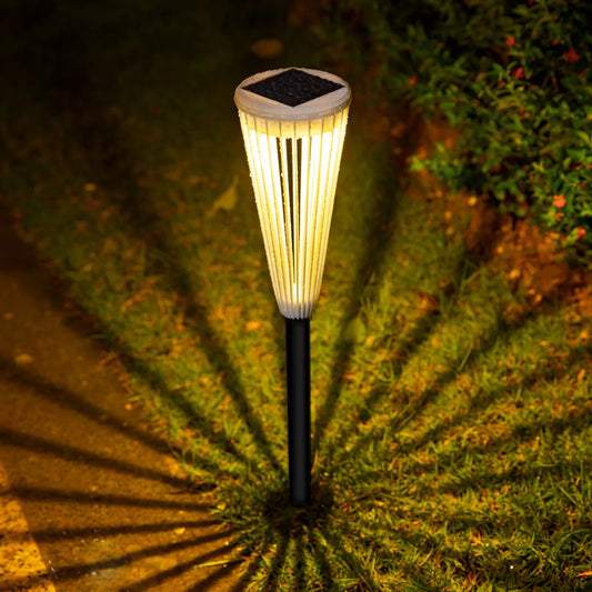 Warm / White Solar Bollard Lawn Spike Light – Waterproof Outdoor Garden & Landscape LED Lamp